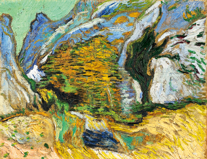  文森特·威廉·梵高  Vincent Willen Van Gogh —— 山涧与小溪